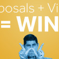 Vlog, Blog, Thumbnail, Proposals Plus Video Equals Win, + =
